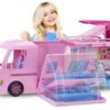 Barbie Camper, Doll Playset with 50 Accessories, Includes Waterslide, 2 Hammocks, Canopy Bed & Fireplace, Dream Camper (Amazon Exclusive) Standard Packaging 14 71SLuZP32hL