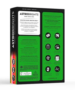 Neenah Paper 21003 Color Cardstock, 65lb, 8 1/2 x 11, Assorted, 250 Sheets Multi-colored Stock 16 71SMGkKWFFL