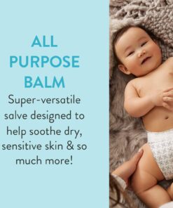 The Honest Company Organic All Purpose Balm | Gentle for Baby | Soothes + Moisturizes | Plant-Based + Hypoallergenic | 3.4 oz All Purpose Balm, 3.4 oz 25 71SMMdmC4CL