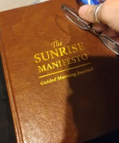 SaltWrap Sunrise Manifesto: Daily Morning Guided Journal for Gratitude, Mindfulness, Wellness, Self Care for Women & Men – 5 Minute Reflection Journal 39 71SNS5C77wL