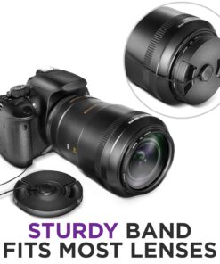 5 Pcs Altura Photo Lens Cap Keeper, Camera Lens Cap Leash for DSRL & Mirrorless Lenses - Camera Lens Keeper/Lens Holder for Canon, Nikon, Sony, Sigma, Tamron & Others Camera Lens Accessories 24 71SNVRKNEbL 3