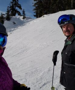 ZIONOR X4 Ski Goggles Magnetic Lens - Snowboard Snow Goggles for Men Women Adult A0 Vlt 13.67% Blue Lens Blue Frame 93 71SO2hCxntL