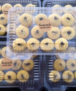 Homemade Sticker Labels - 1000-Piece Homemade with Love Stickers, Homemade Stickers Roll, Kraft Stickers for Gifts, Crafts, DIY Projects, Envelope Sealing, Brown, 1.5 x 1.5 Inches 18 71SOEodTWL