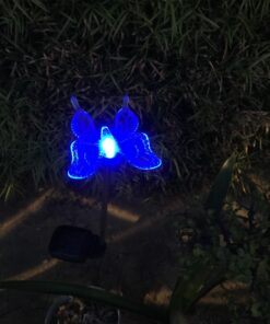 Solar Garden Lights - 3 Pack Solar Stake Light, Color Changing Solar Powered Decorative Landscape Lighting Hummingbird Butterfly Dragonfly for Outdoor Path, Yard, Lawn, Lawn, Halloween, Christmas 38 71SORC1RVcL