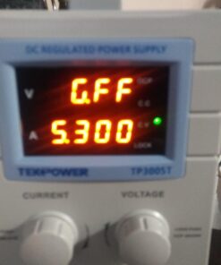 Tekpower TP3005T Variable Linear DC Power Supply, 0-30V @ 0-5A with Alligator Test Leads (110V Input) 41 71SPkVbgnSL