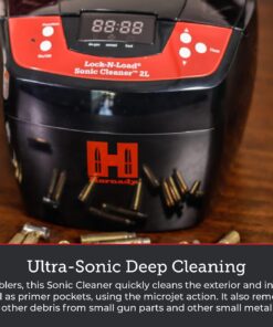 Hornady Lock-N-Load Sonic Cleaner 2L, 110V, 043320 - Premium Way to Clean Gun Parts & Bullet Casings - 80 Watt Heated Ultrasonic Cleaner Helps Remove Built-Up Carbon Residue with High Frequency Energy 37 71SQ8fHhZ3S