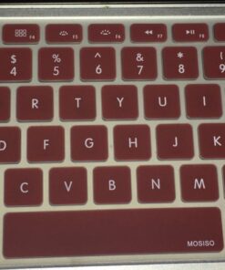 MOSISO Case Only Compatible with MacBook Pro Retina 13 inch (Models: A1502 & A1425) (Older Version Release 2015 - end 2012), Plastic Hard Shell Case & Keyboard Cover & Screen Protector, Marsala Red 69 71SR7SmamrL