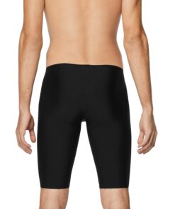 Speedo Men's Swimsuit Jammer Endurance+ Solid USA Adult Speedo Black 32 11 71SRCbFYE8L