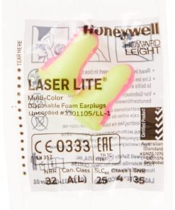 Howard Leight by Honeywell Laser Lite High Visibility Disposable Foam Earplugs, Pink/Yellow , 200-Pairs (LL-1) - 3301105 200 Pair 25 71SRCfi5QvL