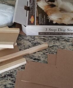 Etna Products JSNY Pet Stairs 3 Steps Stairs, Small Dog/Cat Steps White 34 71SRfjusDjL