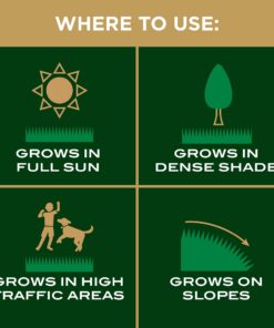 Scotts EZ Seed Patch & Repair Sun and Shade Mulch, Grass Seed, Fertilizer Combination for Bare Spots and Repair, 4 lb 3.75 lb. 1 Pack 29 71SRlfEm0iL