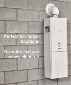 Rinnai V65iN Tankless Hot Water Heater, 6.5 GPM, Natural Gas, Indoor Installation 20 71SRqzuhbEL