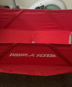 Radio Flyer 3-in-1 EZ Folding Wagon Ride On For Kids, Garden, & Cargo, Red Collapsible Wagon Base 68 71SSUwL7BPL