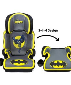 KidsEmbrace High Back Booster Car Seat, DC Comics Batman Black, Grey, Yellow Batman Backless Booster Seat 16 71STEWQJtL