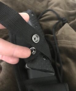 Schrade Bedrock TiNi with 1095 High Carbon Steel Blade for Buschcrafting,Black 53 71STJtQ2lL