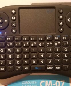 Rii i8 2.4G Mini Wireless Keyboard with Touchpad&QWERTY Keyboard, Portable Wireless Keyboard with USB Receiver Remote Control for laptop/PC/Tablets/ Windows/Mac/TV/Xbox/PS3/Raspberry Pi .Black 44 71SU7gEkbL