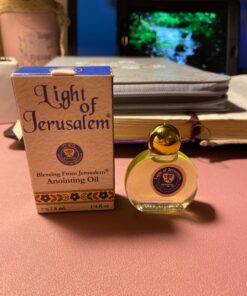 Light Of Jerusalem Anointing Oil For Prayer 0.25 fl.oz. Frankincense Myrrh Cinnamon, Cassia, And Flower Extracts 10 71SUKljflL