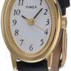 Timex Women's T21912 Cavatina Black/Gold-Tone 34 71SV VA7fLS