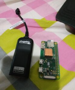 Plugable USB 2.0 OTG Micro-B to 100Mbps Fast Ethernet Adapter Compatible with Windows Tablets, Raspberry Pi Zero, and Some Android Devices (ASIX AX88772A chipset). 17 71SV69Ch2SL