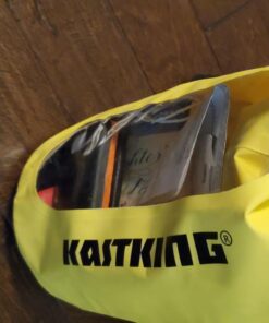 KastKing Dry Bags,100% Waterproof Storage Bags,Military Grade Construction for Swimming,Kayaking,Boating,Hiking,Camping,Fishing, Biking,Skiing A:clear Window Dry Bag-yellow-10l 33 71SVDIw t3L