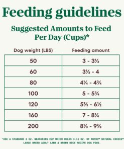 NUTRO NATURAL CHOICE Large Breed Adult Dry Dog Food, Lamb & Brown Rice Recipe Dog Kibble, 30 lb. Bag 30 Pound (Pack of 1) 28 71SVZ991GbL