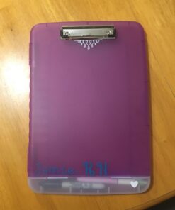 Officemate Slim Clipboard Storage Box, Purple (83305) (1 Clipboard) Translucent Purple 26 71SW1EbOlUL