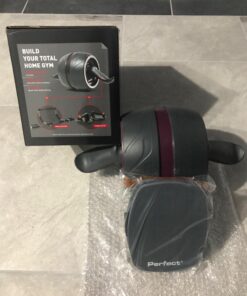 Perfect Fitness Ab Carver Pro Roller Wheel With Built In Spring Resistance, At Home Core Workout Equipment, Red 36 71SWVOUT9FL