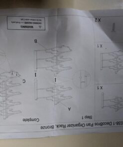 Deco Brothers Pan Organizer Rack for Kitchen Cabinet and Counter, Bronze 33 71SWurxgp L