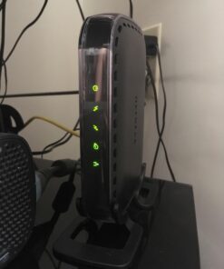 NETGEAR Cable Modem CM400 - Compatible with all Cable Providers including Xfinity by Comcast, Spectrum, Cox | For Cable Plans Up to 100 Mbps | DOCSIS 3.0, Black, 8x4 Cable Modem (CM400) 100Mbps Max Download Single 31 71SXnqBHqL