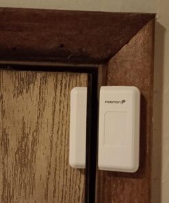 Fosmon WaveLink Wireless Door Chime with 500 Feet Range, 58 Tunes, 5 Volume Levels & LED Indicators for Home/Business/Office (1 Receiver + 1 Sensor) 1 Receiver + 1 Door Sensor Transmitter 33 71SYFsAmQ3L