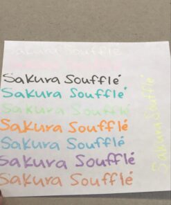 SAKURA 3D Soufflé Pen - 3-D Pen for Lettering, Drawing, Line Borders, Ornaments, & More - Opaque White and Pastel Ink Colors - 10 Pack Souffle 10 Count (Pack of 1) 57 71SYINOsZfL