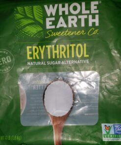 WHOLE EARTH 100% Erythritol Zero Calorie Plant-Based Sugar Alternative, 4 Pound Pouch (Packaging May Vary ) Granulated 4 Pound (Pack of 1) 39 71SYc1cO9pL