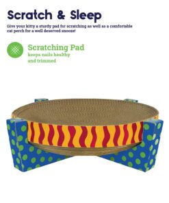 Catstages Scratch, Snuggle & Rest Corrugated Cat Scratcher With Catnip (packaging may vary) Scratch Snuggle & Rest 23 71SYoqr4CqL