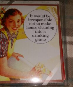 The Best Card Company - 10 Blank Funny Greeting Cards for Women (4 x 5.12 Inch) - Boxed All Occasion Assortment - Retro Toasts M6619OCB 15 71SYroA4FL