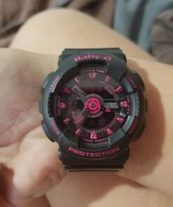 Casio Women's BA-111-1ACR Baby-G Analog-Digital Display Quartz Black Watch 23 71SZIkA6PL