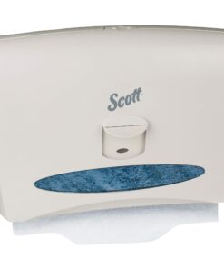 Scott 09505 Personal Seat Toilet Seat Cover Dispenser, 17 1/2 x 2 1/4 x 13 1/4, White 7 71SZMiCZcdL