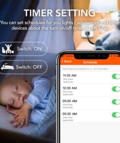 iPower 7 Day Heavy Duty Digital Programmable Electric Timer, Indoor Dual Outlet Switch for Lights, Appliance, Pool Pump, 125VAC, 15A, 60 Hz, 1725W, 2-Pack, white 2 pack 12 71SZwj0bTWL