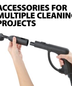 Wagner Spraytech 0282014 915e On-Demand Steam Cleaner & Wallpaper Removal, Multipurpose Power Steamer, 18 Attachments Included (Some Pieces Included in Storage Compartment) For Floor 915 Steam 47 71Sa xdGdL