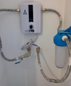 EcoSmart ECO 8 Tankless Water Heater, Electric, 8-kW - Quantity 1, 12 x 8 x 4 31 71SaahXPjtL