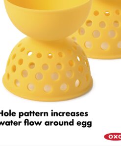 OXO Good Grips Silicone Egg Poachers (Set of 2),Yellow 35 71SarLKISLL