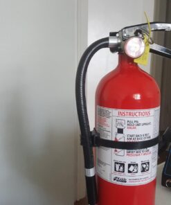 Kidde Pro 210 2A:10-B:C Fire Extinguisher, Rechargeable, Multi-Purpose for Home & Office, 4 lbs., Mounting Bracket Included , Red 1 Pack 56 71SbgxeqMaL 2