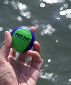 Water Balls Bounce On Water - Pool Ball & Beach Toys for Kids & Adults. Extreme Skipping Fun Games Everyone Will Love. Skip While Swimming and Keep Toddlers / Older Kids Having a Blast (Green, 2 Pack) 18 71Sbk7S6JFL