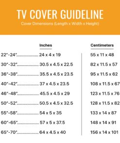 KHOMO GEAR Outdoor TV Cover Universal Weatherproof Protector for 55-58 Inch TV - Fits Most Mounts & Brackets, Grey 55'' - 58'' 16 71SdBkGOiBL