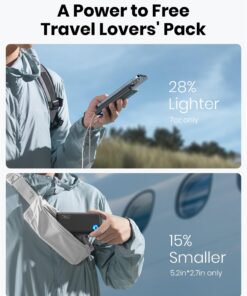 INIU Portable Charger, Slimmest 10000mAh 5V/3A Power Bank, USB C in&out High-Speed Charging Battery Pack, External Phone Powerbank Compatible with iPhone 15 14 13 12 11 Samsung S22 S21 Google iPad etc Black 24 71SdNFJ5vRL