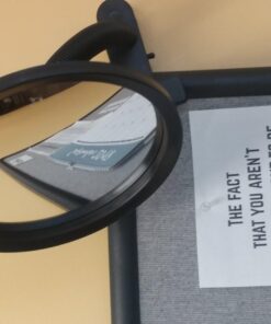 See All ICU7 Personal Safety and Security Clip-On Convex Security Mirror, 7" Diameter (Pack of 1), Black 7 inches 21 71SeshJdpvL