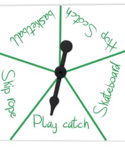 Learning Advantage Transparent Spinners - Set of 5 - Math Game Spinner - Dry Erase Surface for Multiple Uses 13 71Sez6Db dL