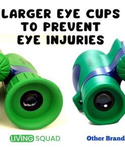Binoculars for Kids 8x21 High-Resolution - Kids Binoculars Gift Set for Boys & Girls, Shockproof & Compact for Bird Watching, Travel, Hiking, Camping, Hunting, Children Outdoor Gear Green/Blue 32 71SgJKsjnkL 1