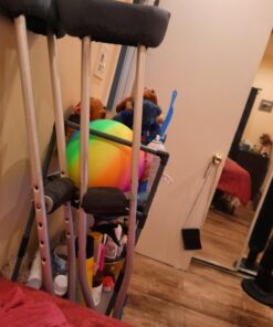 Medline Crutch Accessory Replacement Kit, Gray 19 71SgYC e7kL