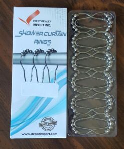 Shower Curtain Hooks 12 Piece Rings Stainless Steel Rustproof Friction Free Gliding 1 Sets of 12 Hooks , Value Pack 71 71SgydZBSjL