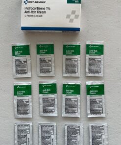 First Aid Only 18-012 Hydrocortisone Cream Packets, 12 Count 40 71ShoXhSdLL